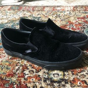 Velvet vans size 8